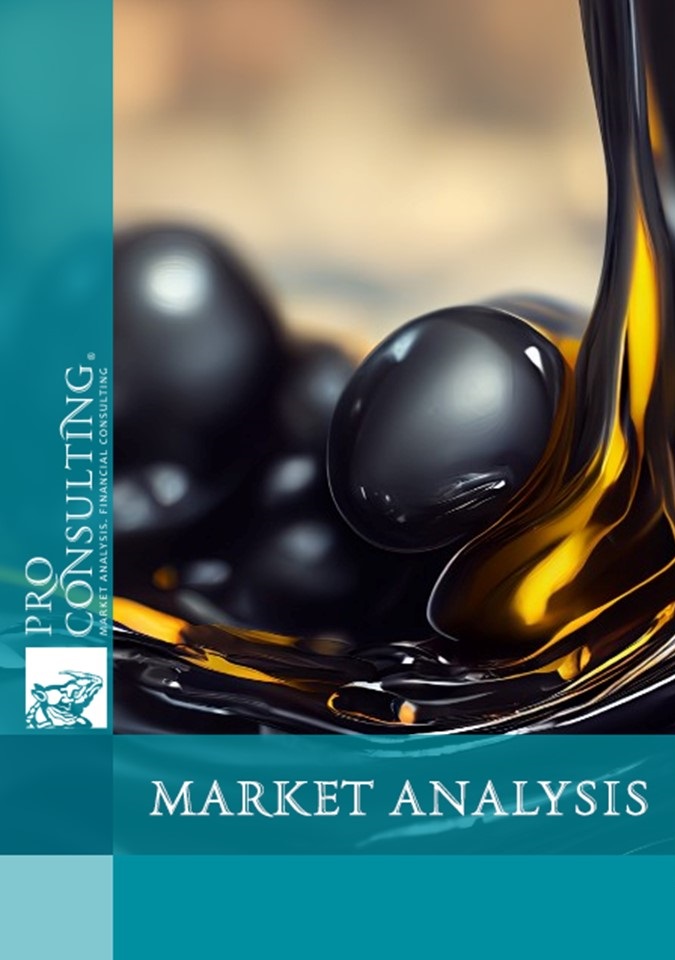 Market research report of the oil products market in Ukraine. 2020-8 months 2023 years